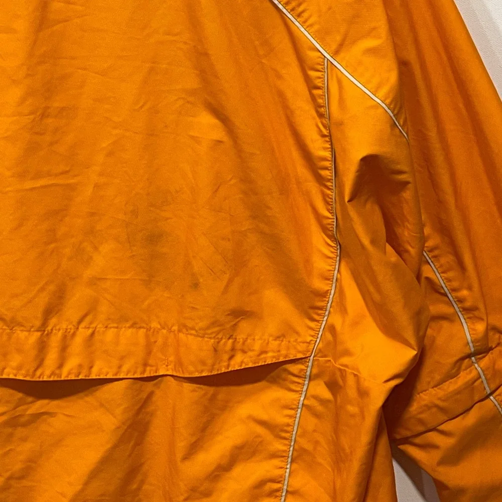 Nike Golf Men's Orange Lightweight Zip‎ Up Jacket Convertible Sleeves Size 2XL